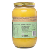 Organic A2 Desi Cow Ghee By Conscious Food | Good Source Of Protein Fiber & Vitamin A Healthy Desi Cow Ghee Perfect For Cooking, Baking | (1 Litr) 33.8 Ounce | Jar Pack
